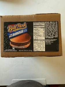 lot 104 image: EE. 12x Ball Park Flame Grilled Cheeseburgers