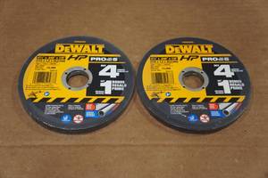 lot 41 image: 2 DeWalt 5-Packs Metal Cut Off Discs