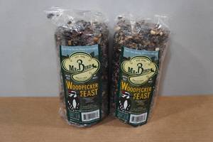 lot 94 image: 2 Mr Bird Woodpecker Feast 1.14lb Cylinders