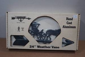 lot 124 image: Montague Metal 24 Cast Aluminum Weather Vane