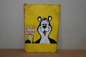 lot 176 image: Novelty Hamms Beer Metal Sign