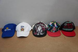 lot 183 image: Assorted Hats - Grumpy 3D, Arizona Wildcats, Xmas Sweater