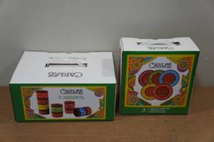 lot 219 image: Carlos Cactus Canyon Salad Plates and Cups