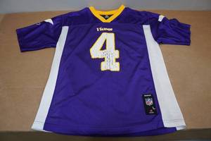 lot 225 image: Vikings Favre Jersey - Large