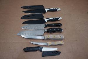 lot 240 image: Assorted Kitchen Knives