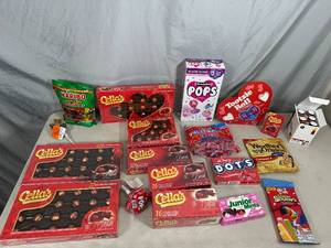 lot 26 image: Assorted Candy, Chocolate Cherries, Energy Shots, Werthers, and More
