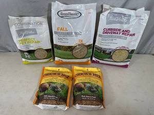 lot 34 image: 10 lbs of Assorted Grass Seed