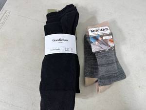 lot 40 image: New Muk Luks Socks and 5 Pack Dress Socks