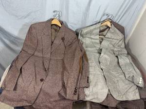lot 50 image: 10 Vintage New Old Stock Sport Jackets  Suit Jackets
