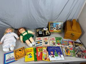 lot 76 image: Northern Dolls, Vintage Books, Comic Books, Kodak Brownie Camera, and More