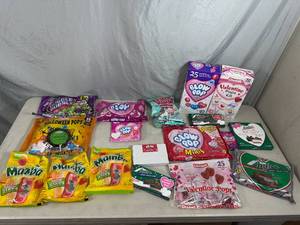 lot 142 image: Assorted Candy, Blow Pops, Mamba, Charms, Andes Mints, Cotton Candy, Dubble Bubble, and More