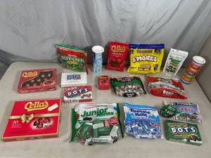 lot 148 image: Assorted Candy, Chocolate Cherries, Junior Mints, Fruit Chews, Tootsie Rolls, Charleston Chew, and More