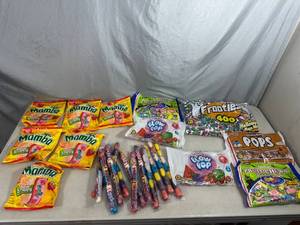 lot 161 image: Assorted Candy, Blow Pops, Tootsie Pops, Mamba, Fruit Chews, and More