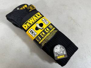 lot 179 image: 2 New Pairs of Dewalt Heavy Cotton Work Socks