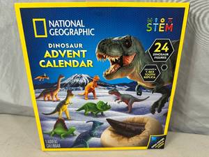 lot 191 image: New National Geographic Dinosaur Advent Calendar with 24 Dinosaurs and T-Rex Tooth Replica