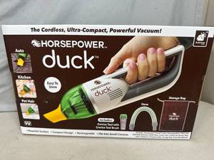 lot 205 image: New Horsepower Duck Compact Cordless Vacuum