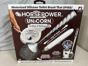 lot 207 image: New Horsepower Unicorn Cordless Motorized Toilet Brush