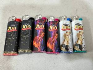 lot 217 image: 6 New Script Lighters