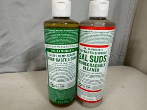 lot 223 image: 2 New Bottles of Dr. Bronners Liquid Soap