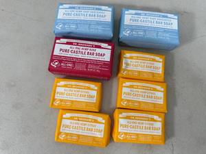 lot 224 image: New Dr. Bronners Bar Soap