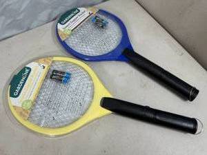 lot 255 image: 2 New Electric Fly Swatters