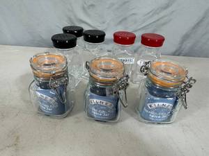 lot 273 image: New Kilner Spice Jars and Other SaltPepper Shakers
