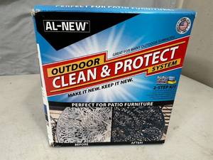 lot 109 image: New Clean and Protect Cleaning Kit for Outdoor Patio Furniture and Garage Doors