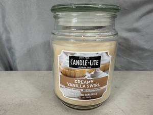 lot 119 image: New Candle-Lite 18 oz Jar Candle