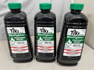 lot 121 image: 3 New Bottles of Tiki Bitefighter Tiki Torch Fuel