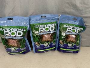 lot 124 image: 45 New Rapid Repair Pods for Lawn Repair