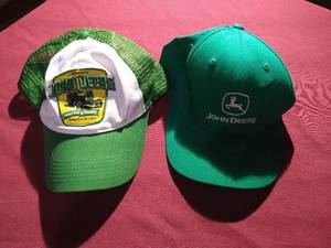 lot 85 image: (2) John Deere Caps