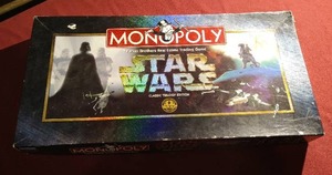 lot 97 image: Star Wars Monopoly - Includes Collectible Pewter Tokens