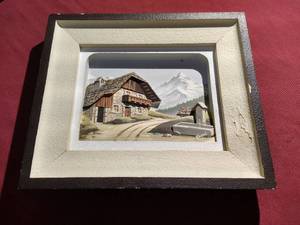 lot 99 image: Franois Raugel Sculpted Wood 3D Picture