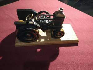 lot 114 image: VERY Heavy Metal Tractor Sculpture