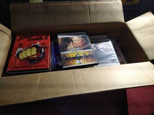lot 116 image: Box of DVDs