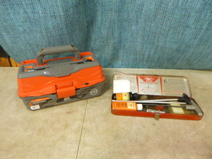 lot 20 image: Tackle Box and Rifle Cleaning Kit