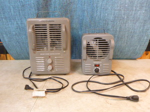 lot 47 image: 2 Portable Fan Heaters