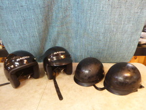 lot 68 image: 4 Motorcycle Helmets