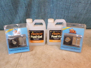 lot 78 image: Torch Mounting Brackets and Fuel Gel