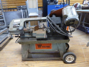 lot 128 image: Wilton Horizontal Metal Saw on Wheeled Cart