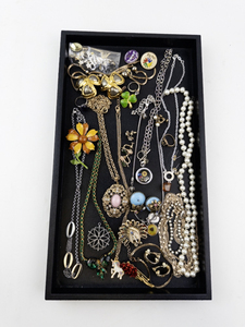 lot 63 image: Assorted Vintage Costume Jewelry Lot.