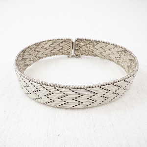 lot 161 image: IBB Italian Sterling Silver Bracelet.