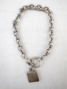 lot 174 image: Sterling Silver Charm Bracelet.