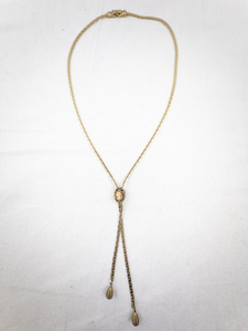 lot 203 image: Gold-Tone Cameo Necklace by Goldette