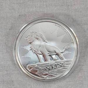 lot 75 image: 2019 $2 Lion King Coin Silver