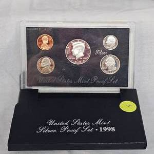 1998 Silver Proof Mint Set