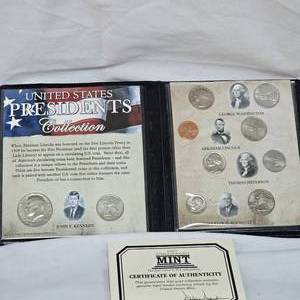 lot 8 image: United States Presidents Collection Set