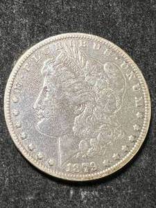 lot 21 image: 1879 US MORGAN SILVER DOLLAR