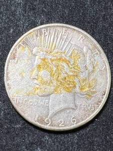 lot 30 image: 1926-S US PEACE SILVER DOLLAR