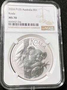 lot 34 image: 2024 AUSTRALIAN KOALA NGC MS70